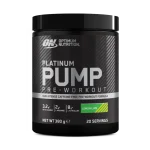 Optimum Nutrition Platinum Pump Pre-Workout 380 g – pre-workout bez kofeínu – príchuť Lemon Lime