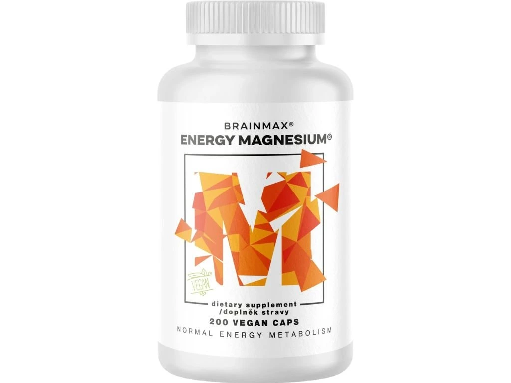 BrainMax Energy Magnesium 1000 mg 200 kapsúl – magnézium