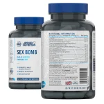 Applied Nutrition Sex Bomb 120 kapsúl – bylinný komplex pre mužov – etiketa so zložením