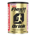 Nutrend Flexit Gold Drink 400 g – kľbová výživa (kolagén, glukozamín, MSM) – príchuť Ružový grep