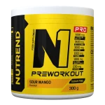 Nutrend N1 PRO 300 g – silný predtréningový stimulant (pre-workout) – príchuť Sour mango