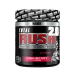 Weider Total Rush 2.0 375 g – predtréningový stimulant (pre-workout) – príchuť Brusnica