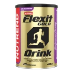 Nutrend Flexit Gold Drink 400 g – kľbová výživa (kolagén, glukozamín, MSM) – príchuť Čierna ríbezľa