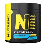 Nutrend N1 – predtréningový stimulant (pre-workout) – príchuť Modrá malina