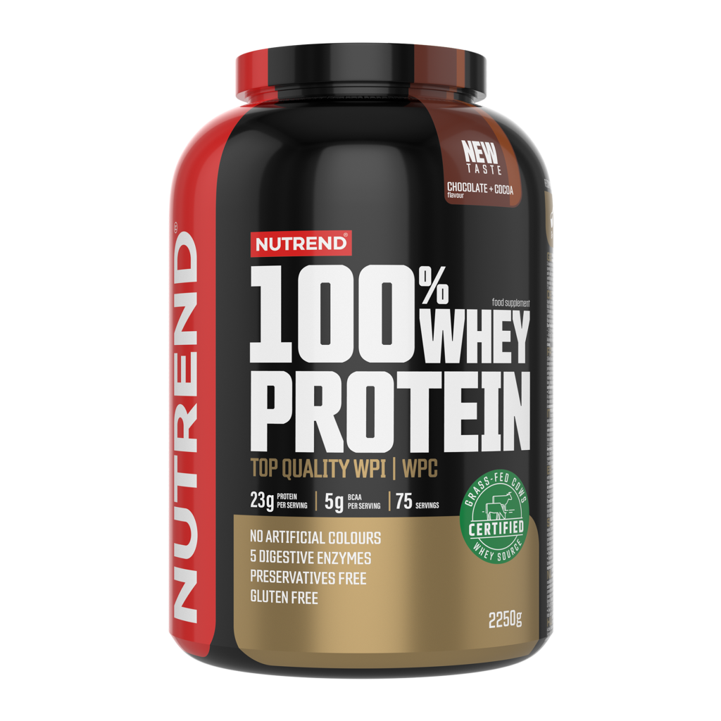 Nutrend 100% Whey Protein – srvátkový proteín (WPC + WPI)