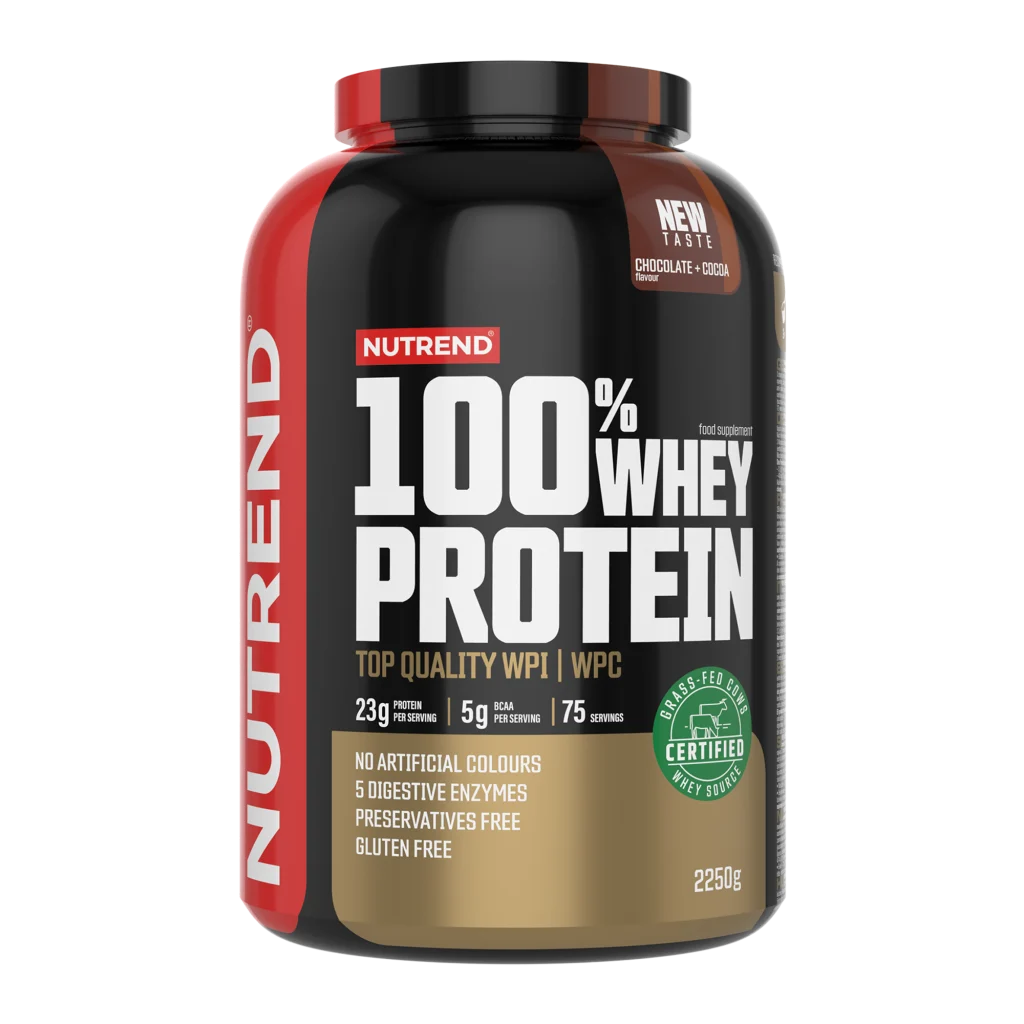 Nutrend 100% Whey Protein – srvátkový proteín (WPC + WPI)