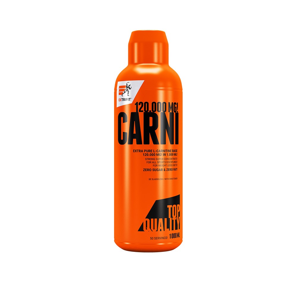 Extrifit Carni 120.000 Liquid 1000 ml – tekutý L-karnitín (bez cukru)
